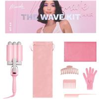 Mermade The Wave Kit triple barrel curling iron with accessories 32mm 1 pc