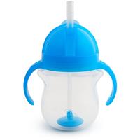 Munchkin Click Lock Tip & Sip cup with straw with weight Blue 6 m+ 207 ml