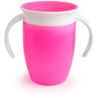 Munchkin Miracle 360 training cup with handles Pink 6 m+ 207 ml