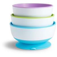 Munchkin Stay Put bowl with suction cup 6 m+ 3 pc
