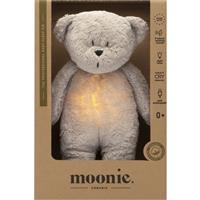 Moonie Bear 2.0 Organic Grey sleep toy with melody 1 pc