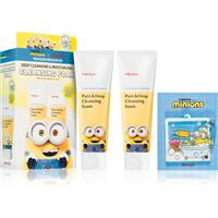 ma:nyo Minions Pure & Deep Cleansing Foam Duo Set gift set for perfect skin cleansing