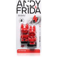 Mr & Mrs Fragrance Andy & Frida Red Luxury car air freshener 1 pc