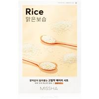 Missha Airy Fit Rice refreshing and purifying sheet mask 19 g