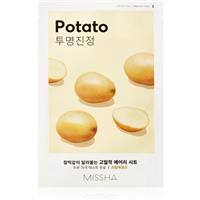 Missha Airy Fit Potato smoothing sheet mask with a brightening effect 19 g