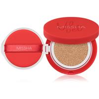 Missha Velvet Finish Cushion long-lasting cushion foundation SPF 50+ shade #21 Neutral Light Beige 15 g