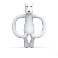 Matchstick Monkey Animal Collection toothbrush with teether Polar Bear 1 pc