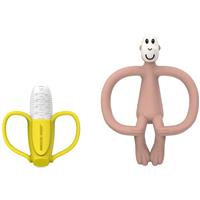Matchstick Monkey Banana Soother & Monkey Teether gift set for children 1 pc