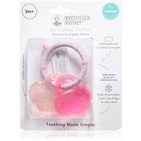 Matchstick Monkey Cooling Teether chew toy with cooling effect Pink/ Dusty Pink 3m+ 1 pc