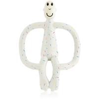 Matchstick Monkey Teething Toy and Gel Applicator chew toy with 2-in-1 brush Confetti Cream 1 pc