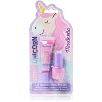 Martinelia Little Unicorn Nail & Lip Set gift set for children