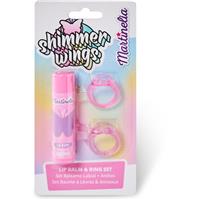 Martinelia Shimmer Wings Lip Balm & Ring Set set for children