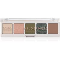 MUA Makeup Academy Professional 5 Shade Palette eyeshadow palette shade Wilderness 3,8 g