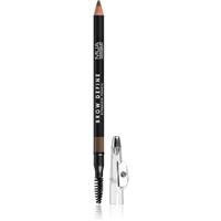 MUA Makeup Academy Brow Define long-lasting eyebrow pencil with brush shade Mid Brown 1,2 g