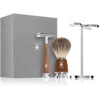Mhle RYTMO Ash Pure Badger shaving kit