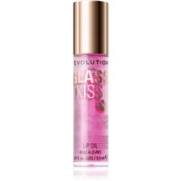 Revolution Glass Kiss shimmering oil for lips shade Enchanted Purple 5.5 ml