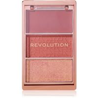Makeup Revolution Blush Icon Palette blusher palette shade Aura Points Rose 9.8 g
