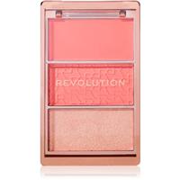 Makeup Revolution Blush Icon Palette blusher palette shade Authentic Peach 9.8 g