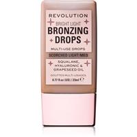 Makeup Revolution Bright Light Bronzing Drops liquid bronzer shade Bronze Scorched 23 ml