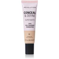 Makeup Revolution Conceal & Define mattifying foundation shade F4C 23 ml