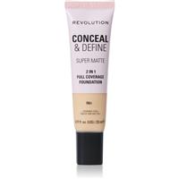 Makeup Revolution Conceal & Define mattifying foundation shade F6N 23 ml
