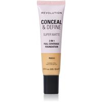 Makeup Revolution Conceal & Define mattifying foundation shade F8.5NW 23 ml