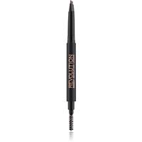 Makeup Revolution Duo Brow Definer precise eyebrow pencil shade Medium Brown 0.15 g