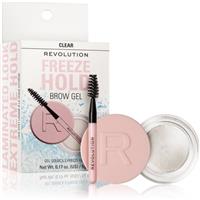 Revolution Freeze Hold eyebrow gel with brush 5 g