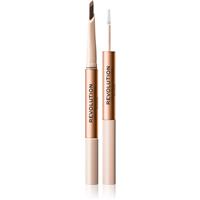 Makeup Revolution Fluffy Brow Filter Duo dual-ended eyebrow pencil for hold and shape shade Blonde 0.12 g