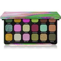 Makeup Revolution Forever Flawless eyeshadow palette shade Astro Nova Green 18x1.1 g