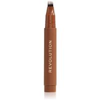 Makeup Revolution Instant Brow Hair eyebrow pen shade Warm Brown 1.8 ml