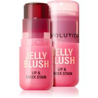 Makeup Revolution Jelly Blush blusher stick for lips and cheeks shade Strawberry Pink 5.5 g