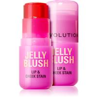 Makeup Revolution Jelly Blush blusher stick for lips and cheeks shade Peach Orange 5.5 g