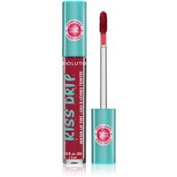 Revolution Kiss Drip Water Lip Tint long-lasting lip gloss shade Cherry Glace 4 ml