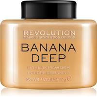 Makeup Revolution Baking Powder loose powder shade Banana Deep 32 g