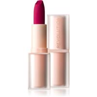 Makeup Revolution Lip Allure Soft Satin Lipstick creamy lipstick with satin finish shade Material Girl Wine 3,2 g