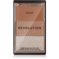 Revolution The Bronzer Icon bronzer palette with highlighter shade Divine Fair 1 pc
