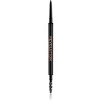 Makeup Revolution Precise Brow Pencil precise eyebrow pencil with brush shade Dark Brown 0.05 g