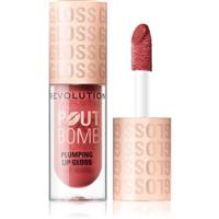 Makeup Revolution Pout Bomb lip gloss with magnifying effect shade Melba Warm Peach 4.6 ml