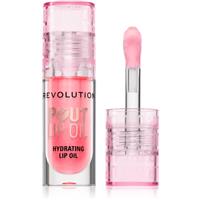 Makeup Revolution Pout Lip lip oil with moisturising effect shade Pink Shimmer 3 ml
