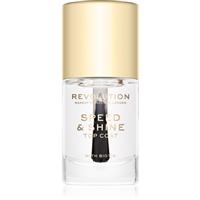 Makeup Revolution Speed & Shine quick-drying nail polish translucent 10 ml