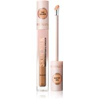 Makeup Revolution Skin Silk Under Eye Brightener & Concealer illuminating concealer shade Tan Golden 4 ml