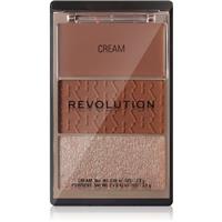 Revolution The Bronzer Icon bronzer palette with highlighter shade Golden Medium 1 pc