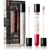 Makeup Revolution X Alice in Wonderland set for lips shade The Queens Lip Duo 1 pc