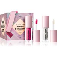 Makeup Revolution Xmass 2024 Mini Cheek & Lip Duo gift set for the face