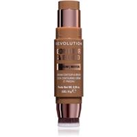 Revolution Contour & Blend Stick contour stick with a brush shade Medium 8 g