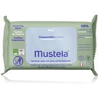 Mustela Compostable at Home Cleansing Wipes cleansing wipes with fragrance for children from birth 60 pc