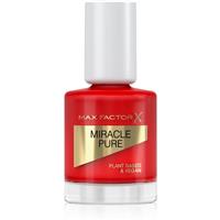 Max Factor Miracle Pure long-lasting nail polish shade 305 Scarlet Poppy 12 ml