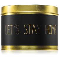 My Flame Warm Cashmere Let's Stay Home scented candle 11x8 cm