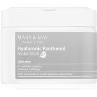 MARY & MAY Hyaluronic Panthenol Hydra Mask sheet mask set for intensive hydration 30 pc